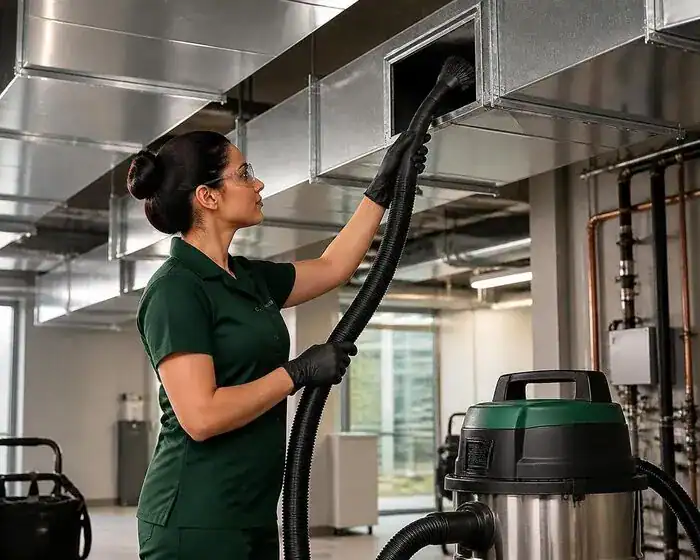 Concept photo representing air duct access in a building
